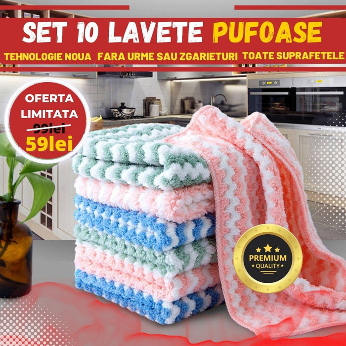 SET 10 LAVETE PUFOASE